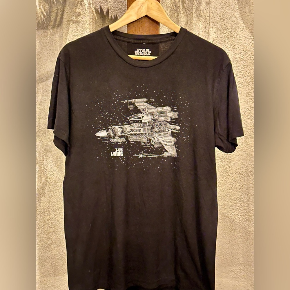 Star Wars Black Short Sleeve Tee with Graphic Design